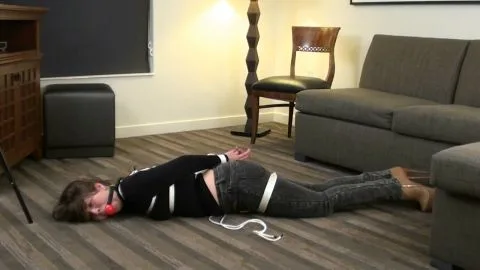 TiedinHeels Daphney Jeans High Heeled Boots HD mp4