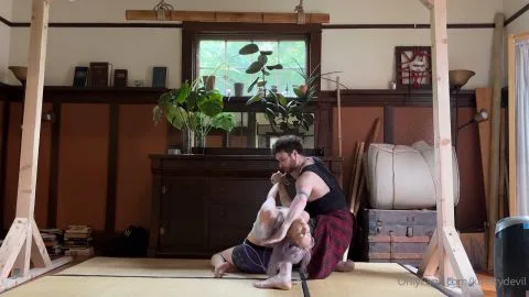 knottydevil 2025 08 17 Here is some dance flow rope that I got to do with queenki 0i1z