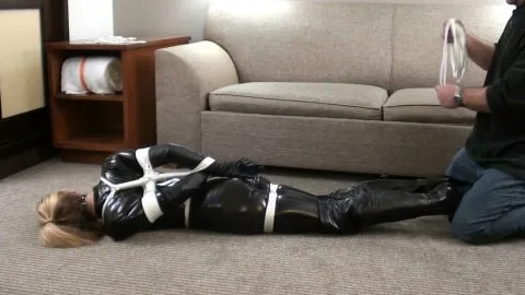 TiedinHeels Cadence Catsuit Honey mp4 HD