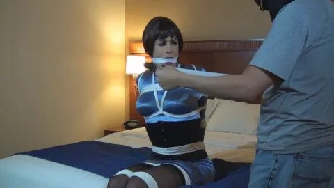 TranniesInTrouble san blue dress rope plastic lrg