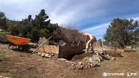 bondagelife 2020 gardening with greyhound 0001