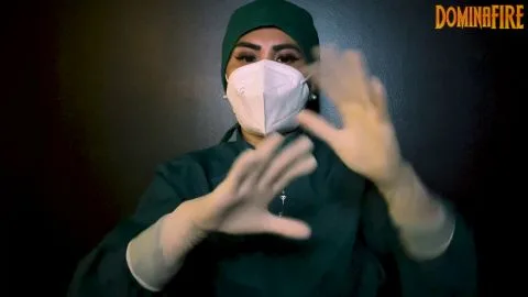 dominafire Surgical Latex Gloves Fetish Asmr
