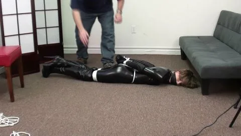 TiedinHeels Pheobe Catsuit Gloves Over Knee Boots 1 HD WMV