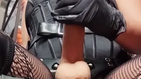 dominafire Asian Dominatrix With Squirt Strapon