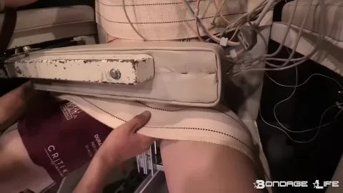 Bondagelife 1 greyhound gets the chair 0001