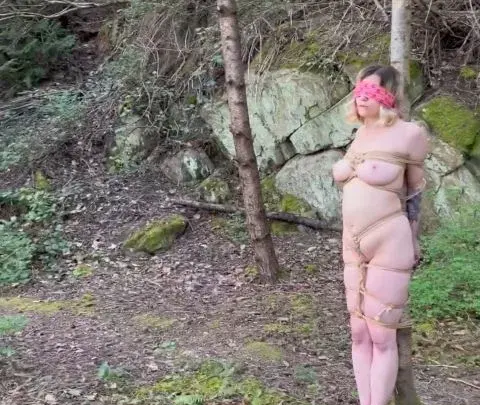 knottydevil 2023 05 04 Here s a few short clips of adorgeous tied to a tree and wa 4702