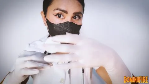 dominafire Asmr Medical Glove Fetish