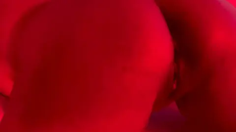 Black curvy girl gives blowjob while second woman shows ass