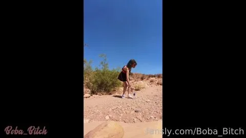 Boba Bitch NIP Naked Hike and Masturbation
