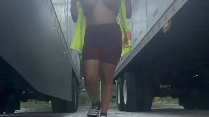 TanlinesNGoodTimes – African American Curvy Girl Outdoor Fuck