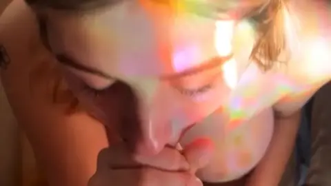 Caucasian Couple Engages in Oral Sex