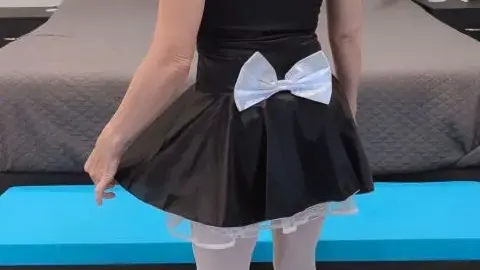 Milf Stella OF 2025 07 28 French Maid Costume Try On