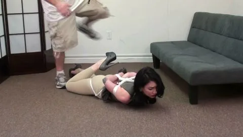 TiedinHeels Marlo Grey Platform Heels 1 HD WMV