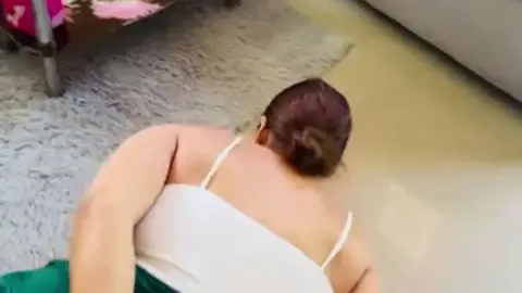 Jessica in Pantyhose – Bound & On All Fours Living Room Fuck