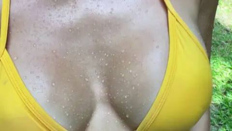 Supermolly777 – Bikini Posing in Backyard Garden Daylight