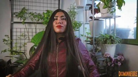 dominafire Leather Fetish Asmr With Gloves