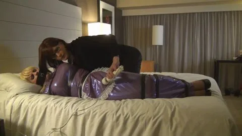 TranniesInTrouble sharon purple hobble lrg