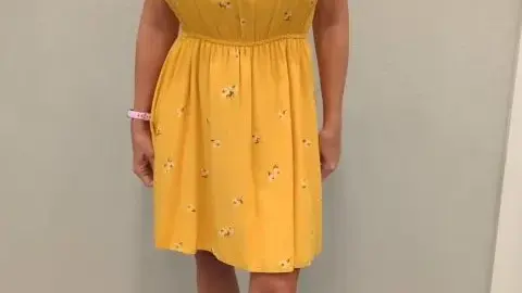 Milf Stella OF 2024 11 26 Stella in a Yellow Sun Dress with Black HeelsО╩©