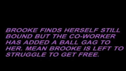 LeggyBondage BROOKE THOMSEN MEAN SECRETARY BOUND GAGGED FULL VIDEO