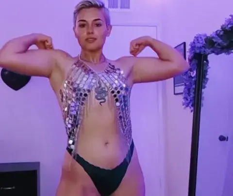 kitthebeefcake shiny top