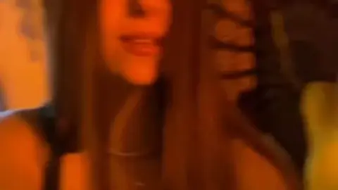 Brunette in heart necklace teases with bedroom selfie close-ups