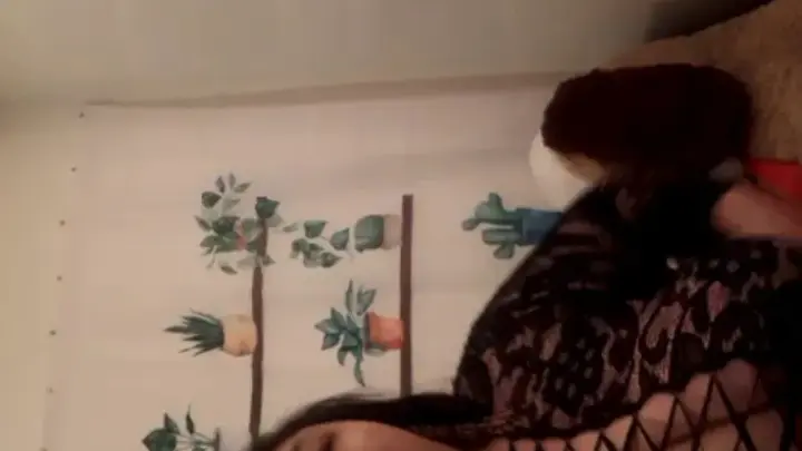 Latina in lingerie bends over for doggy style in bathroom and bedroom