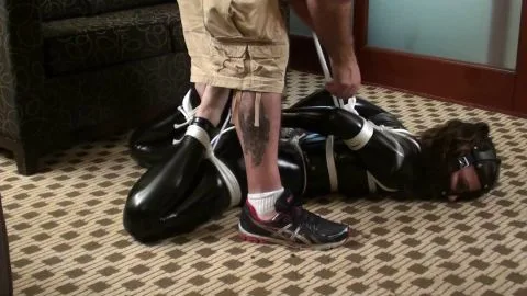 TiedinHeels Tilly Catsuit Muzzle Heels 2 HD WMV