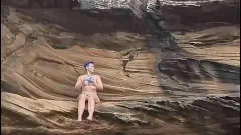 kitthebeefcake naked in nature