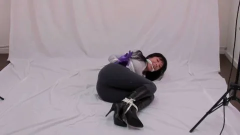 TiedinHeels Nyssa Nevers Tied Black Knee Boots FULL 2012 HD mp4