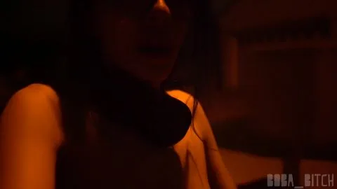 Boba Bitch NIP Blindfolded and Masturbating in Public