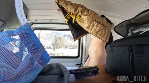 Boba Bitch NIP Public Nudity Solo Roadtrip Adventure