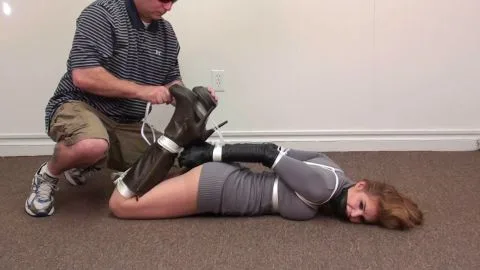 TiedinHeels Candle Sweaterdress Gloves Boots 2 HD WMV