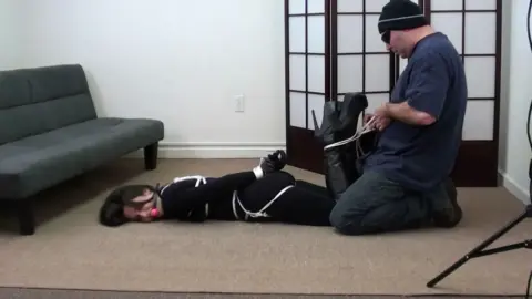 TiedinHeels Tilly-Wrist-Gloves-Black-Boots-1-HD-WMV