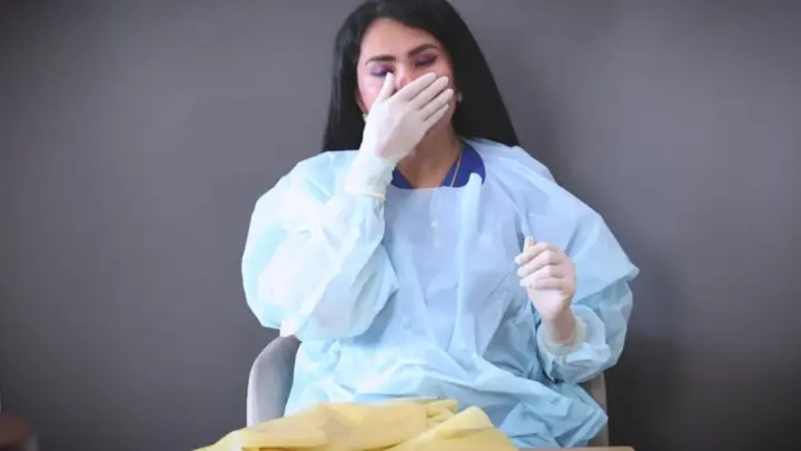 dominafire Medical And Latex Glove Fetish