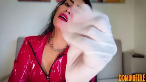 dominafire Asmr Latex Glove Fetish