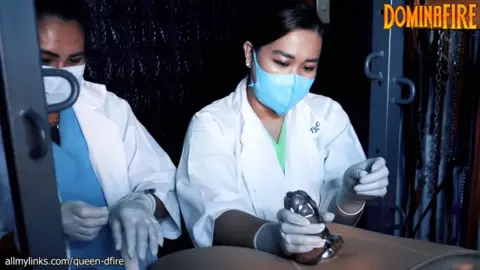 dominafire Medical Sounding Cbt In Chastity By 2 Asian Nurses