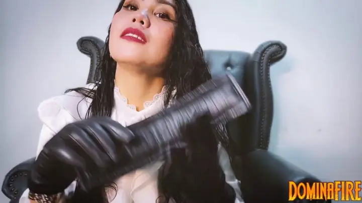 dominafire Asmr Leather Fetish Sounds