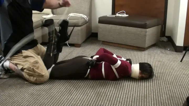 TiedinHeels Monica-Captured-Controlled-Ankle-Boots-HD-mp4