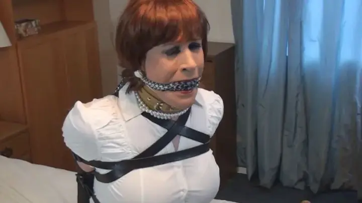 TranniesInTrouble san gagged whiteblouse lrg