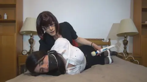 TranniesInTrouble monique endures the hitachi wsandra lrg