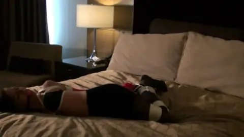 TiedinHeels Stefanie-Hogtied-BedBound-Heels-2-HD-WMV
